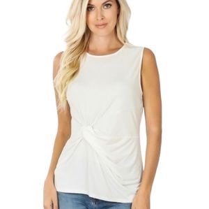 NWT Women's Ivory 2X Sleeveless Camisol Layered Look Career Wardrobe Staple Wear